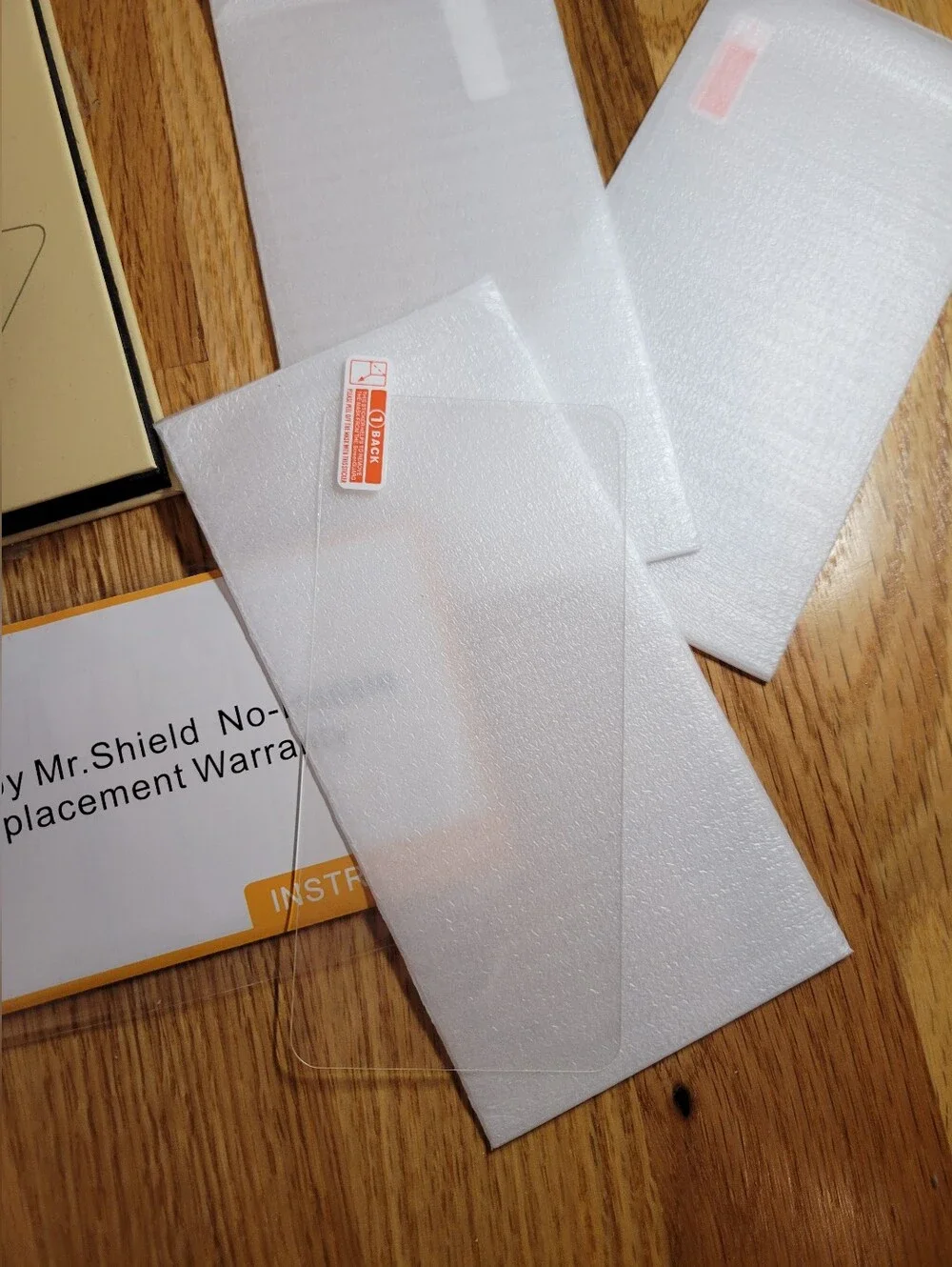 NIB Mr.Shield 3-Pack Tempered Glass Screen Protector- Samsung Galaxy S10E Phone